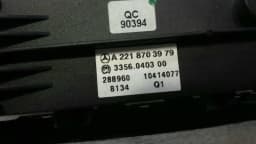 MERCEDES-BENZ Mercedes CL W216 switch block A2218703979 switch block faulty — thumbnail 6