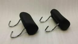 MERCEDES-BENZ Mercedes CL W216 Rear Headrests Pair A2169700550 Headrest Rear Set Black — thumbnail 5