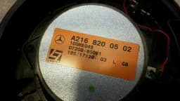 MERCEDES-BENZ Mercedes CL W216 Speaker Left A2168200502 Speaker Left Logic7 — thumbnail 4