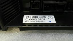 MERCEDES-BENZ Mercedes CLS W219 Auto Climate Control A2198303285 Climate Control Panel — thumbnail 10