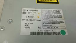 MERCEDES-BENZ MERCEDES CLS W219 CD Changer A2118705390 CD Changer — thumbnail 5