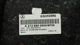 MERCEDES-BENZ Mercedes E Class W212 Luggage Compartment A2126900800 Boot Liner RE — thumbnail 6
