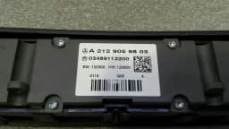 MERCEDES-BENZ Mercedes E Class W212 switch block A2129059803 switch block seat heater PDC PTS — thumbnail 3