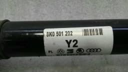 AUDI Audi RS4 8K drive shaft rear right 8K0501202 rear right drive shaft — thumbnail 8