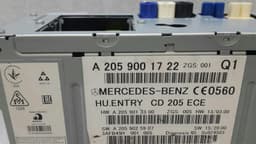 MERCEDES-BENZ Mercedes C Class W205 CD player A2059001722 audio system controller — thumbnail 8