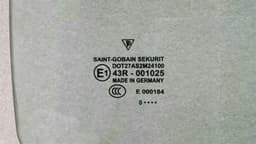 PORSCHE Porsche Boxster 987 right front door glass 98754251204 door window front right — thumbnail 2