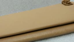 PORSCHE Porsche Cayenne 957 Left Sun Visor 955731147035G6 Sun Visor Trim Li Leather — thumbnail 8