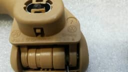 PORSCHE Porsche Cayenne 957 roof handles 7L0857608A holder handle set beige — thumbnail 6