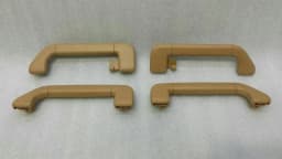 PORSCHE Porsche Cayenne 957 roof handles 7L0857608A holder handle set beige — thumbnail 1