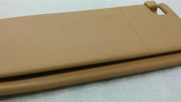 PORSCHE Porsche Cayenne 957 Right Sun Visor 955731148035G6 Sun Visor Trim RE LEATHER — thumbnail 5