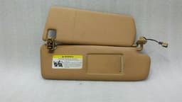 PORSCHE Porsche Cayenne 957 Right Sun Visor 955731148035G6 Sun Visor Trim RE LEATHER — thumbnail 1