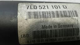 PORSCHE Porsche Cayenne S 957 Front Propshaft 7L0521101D Propshaft Front 4.8 — thumbnail 4