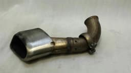 PORSCHE Porsche Cayenne 957 exhaust silencer 95511125140 exhaust muffler left — thumbnail 2