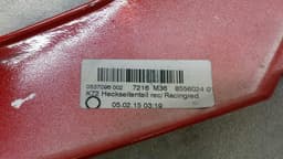 BMW BMW F800GS F800 RRH Tail Fairing 8556024 Cover Rear Right Racing Red — thumbnail 10