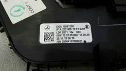 MERCEDES-BENZ Mercedes S-class W222 RRH seat heated switch A2229051201 seat heating switch — thumbnail 8