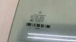 MERCEDES-BENZ Mercedes S-Class W222 right rear door glass A2227300218 door window rear right — thumbnail 6