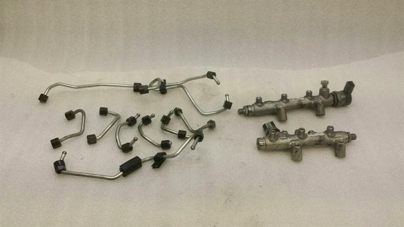AUDI Audi A6 4G Fuel Rail 059C130090CN Injection Strip Pipe Distributor SET 3.0 TDI