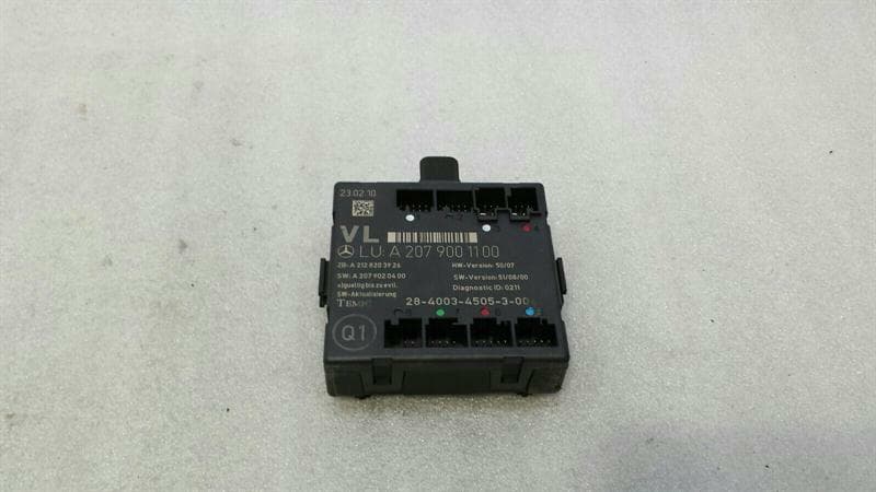 MERCEDES-BENZ Mercedes E Class W207 Left Door Module A2079001100 Door Control Unit Left