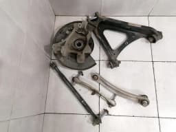 PORSCHE Porsche Cayenne 958 92A left rear hub 95833161110 wheel bearing housing rear left — thumbnail 3