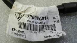 PORSCHE Porsche Cayenne 958 92a Negative Battery Wiring 7P0915181A Battery Harness — thumbnail 6