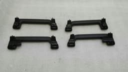 PORSCHE Porsche Cayenne 958 roof handles 7P0857644B holder handle set black black — thumbnail 2