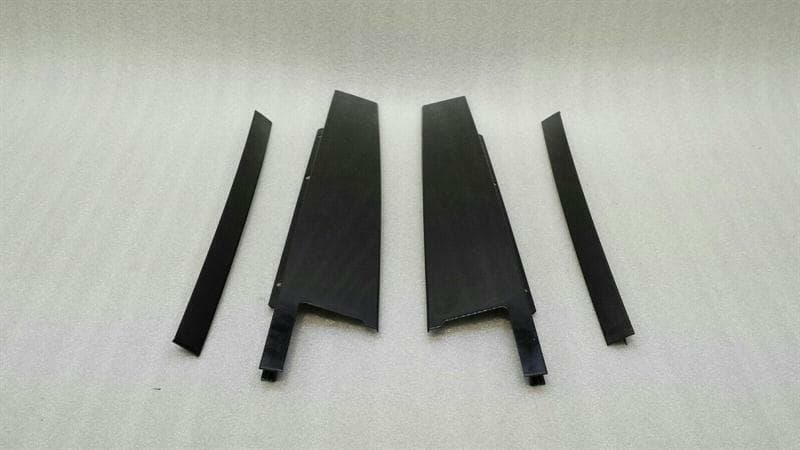 MERCEDES-BENZ Mercedes C Class W205 Body Mouldings A2056901087 B Pillar Strip Set Gloss Black