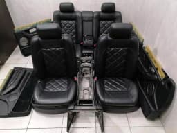 BENTLEY BENTLEY ARNAGE T Mulliner ARNAGE T Seat Seats Interior Set BLACK LEATHER SET — thumbnail 1
