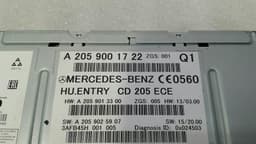 MERCEDES-BENZ Mercedes C Class W205 CD player A2059001722 audio system controller head unit — thumbnail 10