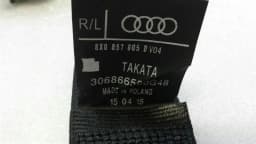 AUDI Audi S1 8x a1 right rear seat belt 8X0857805D seat belt rear right — thumbnail 3