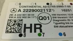 MERCEDES-BENZ Mercedes C Class W205 RRH Door Module A2229002112 Door Control Unit Rear Right — thumbnail 2