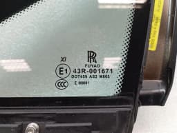 ROLLS ROYCE Rolls Royce Wraith RR5 Left Front 1/4 Glass 51337420639 Door Panel 1/4 Front Left — thumbnail 2