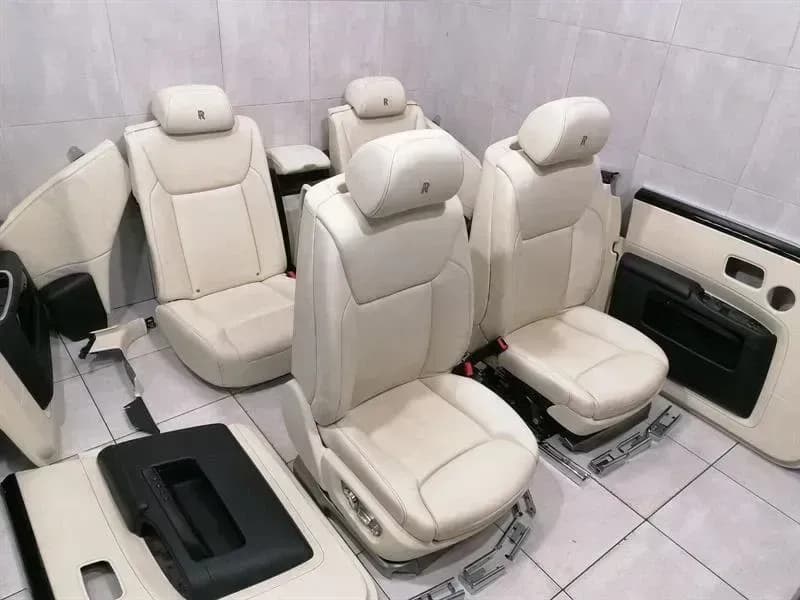 ROLLS ROYCE ROLLS ROYCE GHOST SERIES II 2 SEAT SET RR WHITE SEATS 2015-2019 SEATS INTERIOR