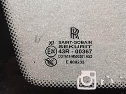 ROLLS ROYCE Rolls Royce Ghost II Rear Quarter Glass 51377200425 Door Glass 1/4 Rear Left — thumbnail 8