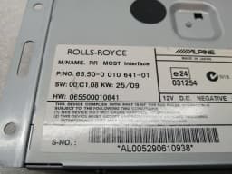 ROLLS ROYCE ROLLS ROYCE PHANTOM MK7 VII 7 iPod Interface Module 0010641 Control Unit ALPINE — thumbnail 4