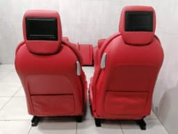 FERRARI Ferrari FF F151 Red Diamond Sitched Seat Set + Screens Multimedia 12-16 SEAT — thumbnail 5