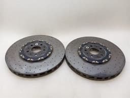 FERRARI Ferrari FF F151 Front Brake Set 267314 Caliper Set CARBON CERAMIC YELLOW — thumbnail 5