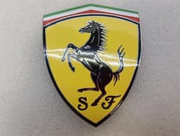 FERRARI FERRARI FF F151 RACING TEAM SHIELD BADGE 83628100 Emblem — thumbnail 7