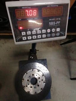 FERRARI Ferrari FF F151 Brake Disc Rear 296894 Rear Brake Disc Right RIGHT CARBON — thumbnail 7