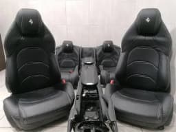 FERRARI Ferrari GTC4 Lusso F151M Seat LEATHER Seat Interior HEATED HEATED LEATHER BLACK — thumbnail 1
