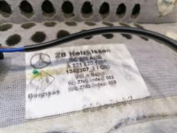 MERCEDES-BENZ Mercedes S63 AMG W221 left seatpad cover A2219104347 left seat 9F17 V8 M156 — thumbnail 7