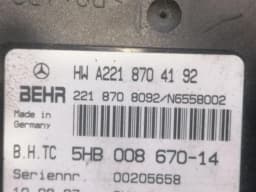 MERCEDES-BENZ Mercedes S-Class W221 Climate Control Module A2218704192 Control Unit A/C — thumbnail 3