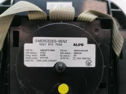 MERCEDES-BENZ Mercedes S-Class W221 Command Controller Switch A2218707558 Switch Command — thumbnail 6