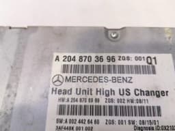 MERCEDES-BENZ Mercedes C Class W204 CD player A2048703696 audio system controller faulty — thumbnail 7