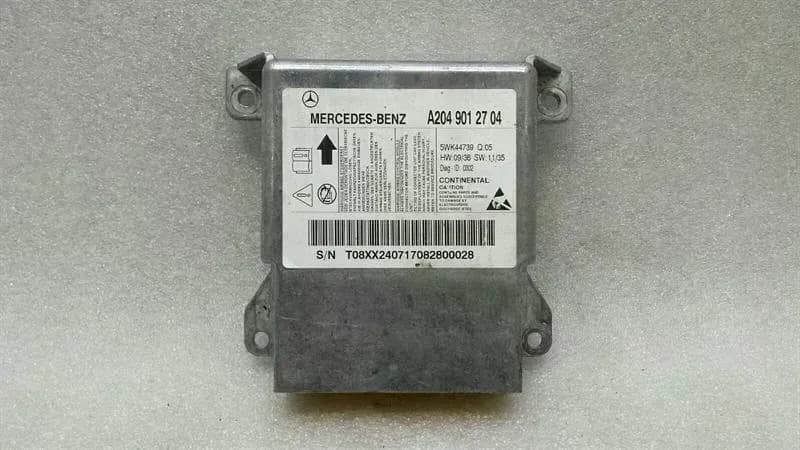 MERCEDES-BENZ Mercedes C Class W204 Safety Module ECU A2049012704 Air Control Unit SRS