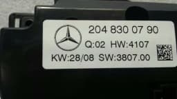 MERCEDES-BENZ Mercedes C Class W204 Auto Climate Control A2048300790 Climate Control Panel A/C — thumbnail 6