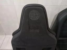 MERCEDES-BENZ Mercedes C63 AMG Alcantara leather performance seats W204 seats leather black — thumbnail 2