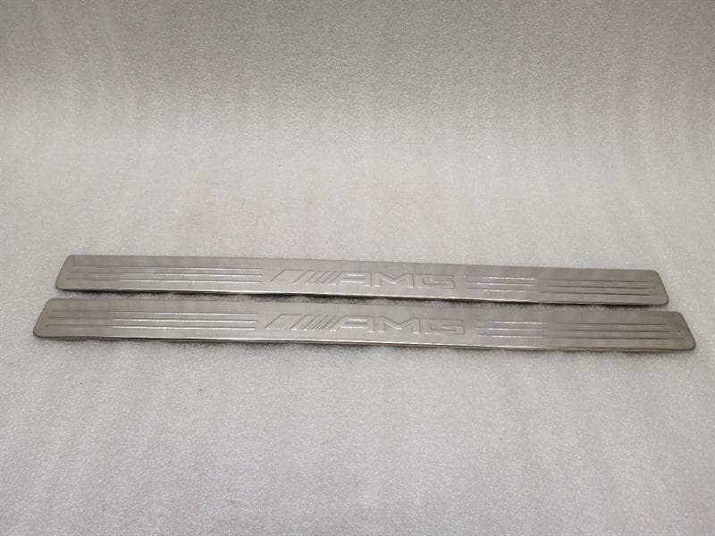 MERCEDES-BENZ Mercedes C63 AMG W204 Door Sill Set Of 2 A2046804935 Entry Bar AMG Set