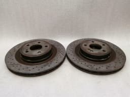 MERCEDES-BENZ Mercedes C63 AMG W204 Rear Brake Disc A2044239598 Brake Disc Rear Set V8 — thumbnail 2