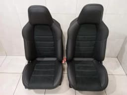 MERCEDES-BENZ Mercedes C63 AMG Alcantara leather performance seats W204 seats leather black — thumbnail 4