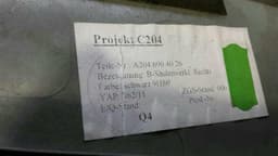 MERCEDES-BENZ Mercedes C63 AMG COUPE PANORAMA W204 Roof Lining A2046903350 Roof Sky — thumbnail 9